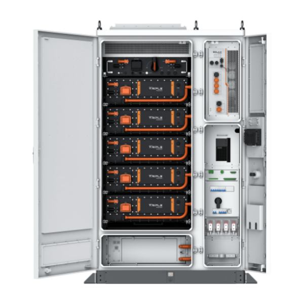 SolaX ESS-TRENE Liquid-Cooled 125kW Inverter and 261kWh Battery